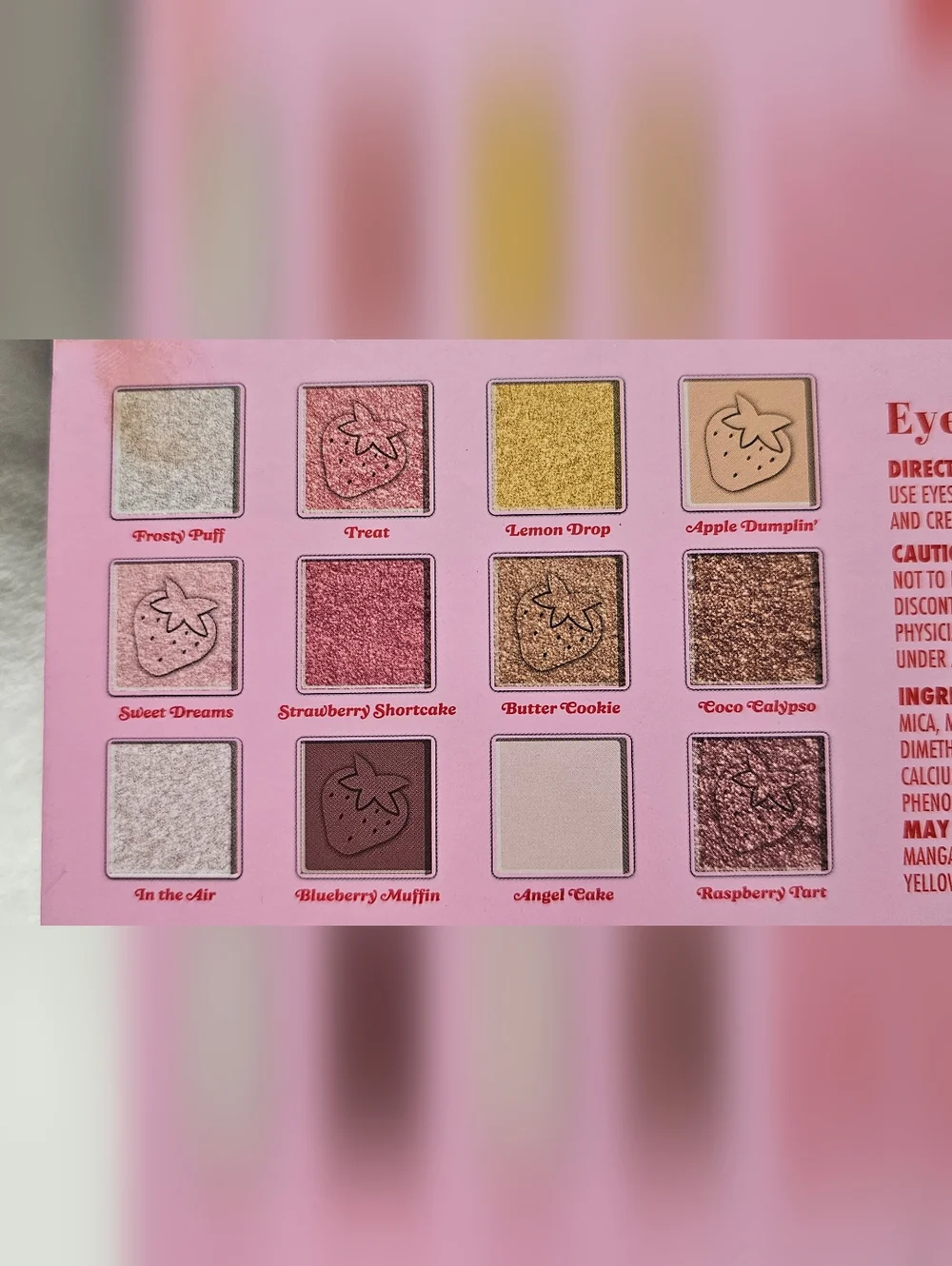 Strawberry Shortcake Eyeshadow Palette